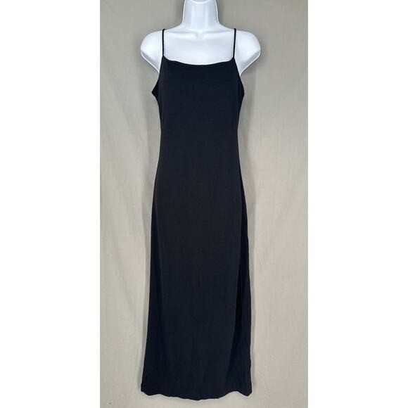 Madewell Dress Womens Small Black Maxi Tank Knit Stretch Minimalist Capsule - Picture 1 of 7